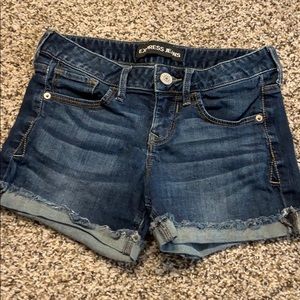 Express Jean shorts size 0